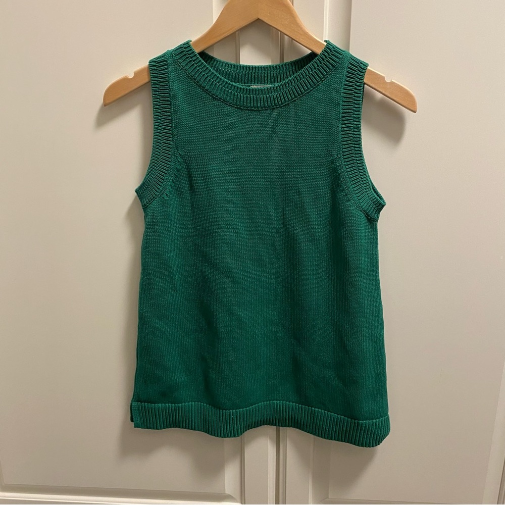 Chicos Green Sweater Vest